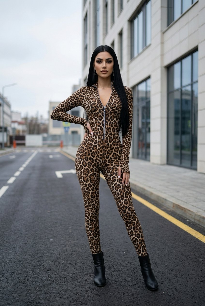 Leopard Jumpsuit