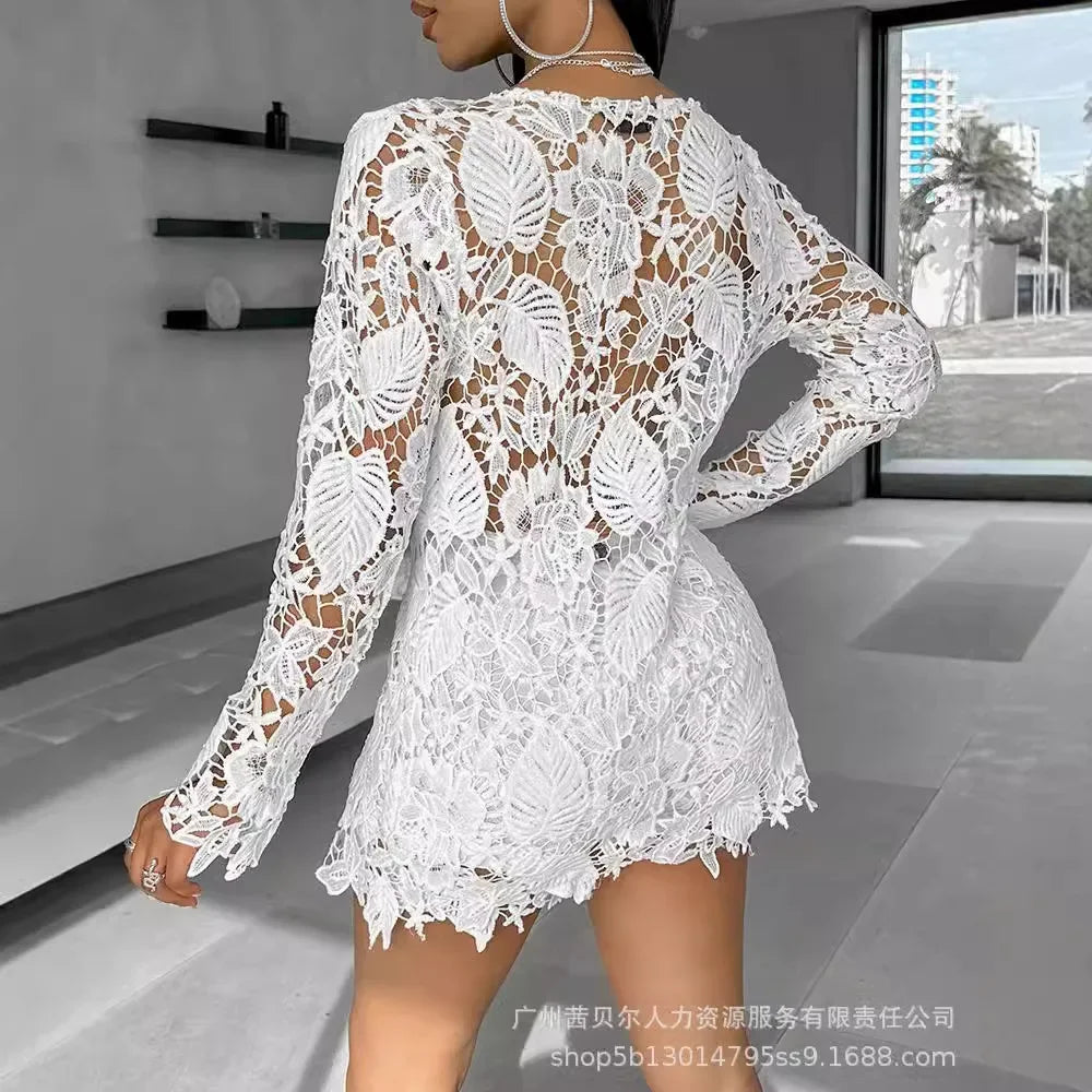Elegant two piece lace set