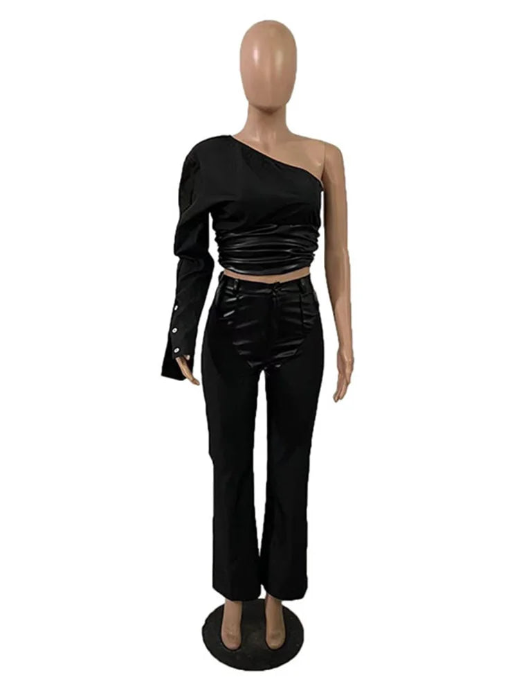 Two piece PU set