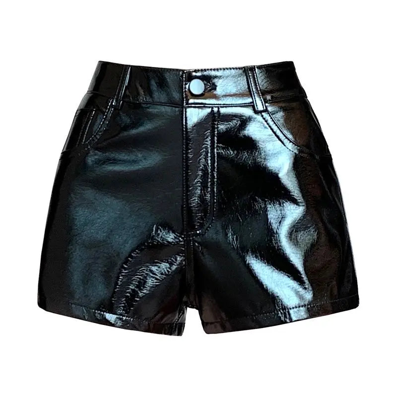 Pu Leather Shorts