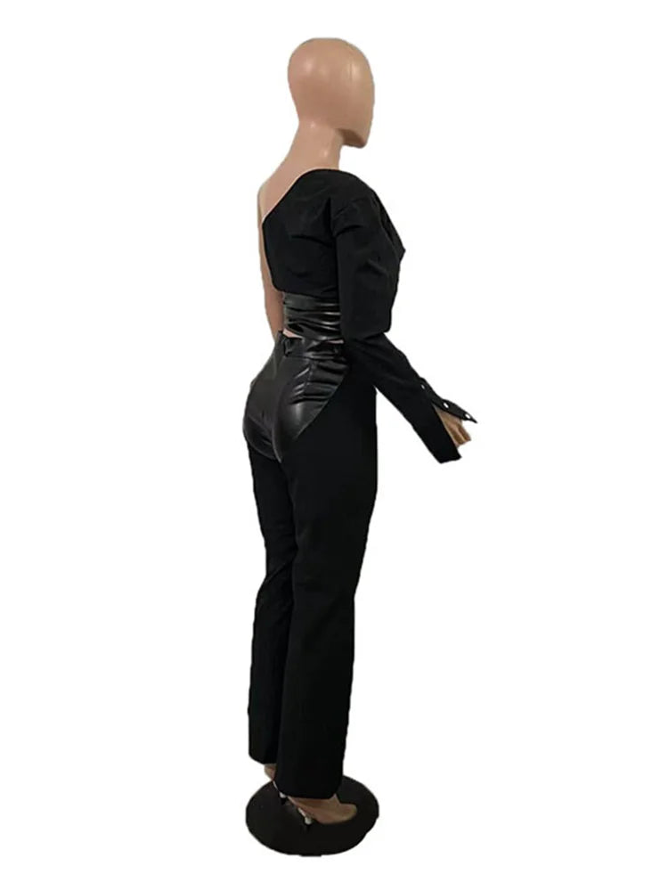 Two piece PU set