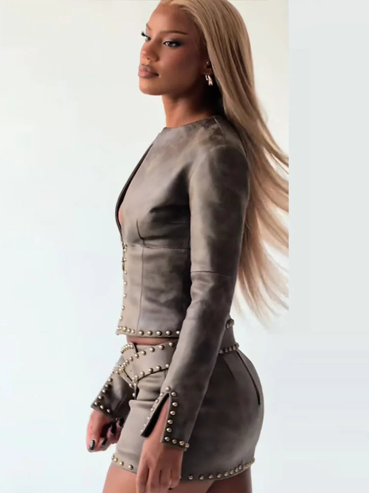 Two piece set Jacket and skirt